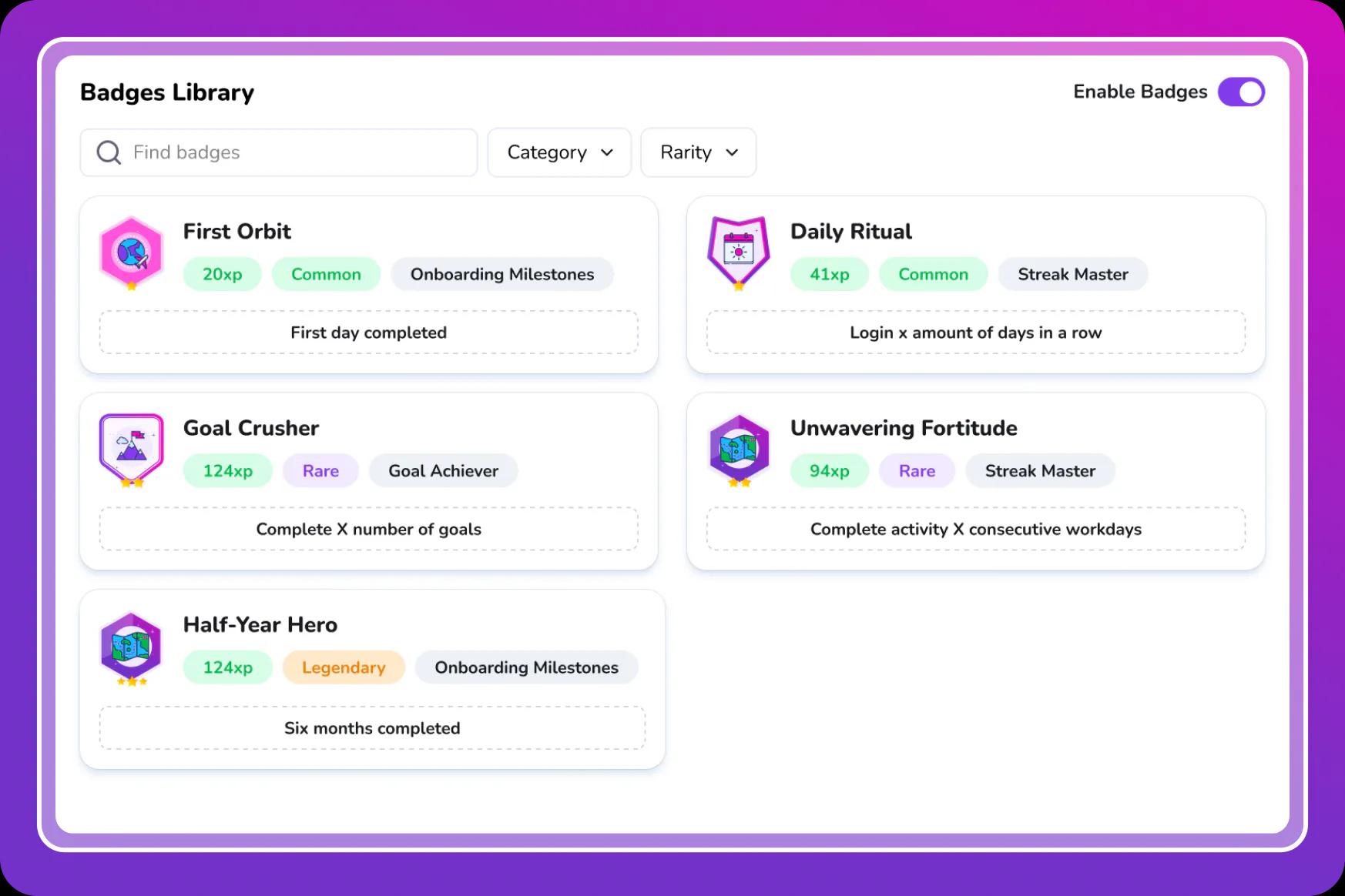 Complete customization and control