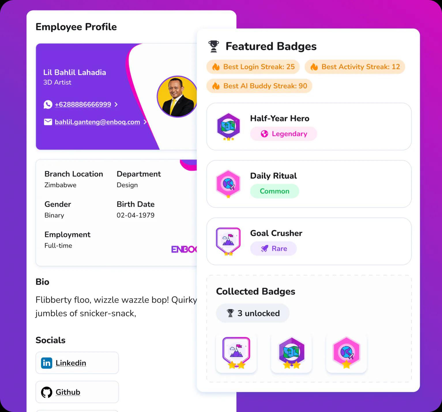 Social proof and visibility